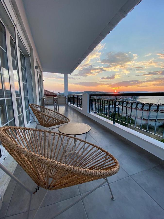 Villa Eleni Greece - Wonderful Sea View Studios 네아 로다 외부 사진